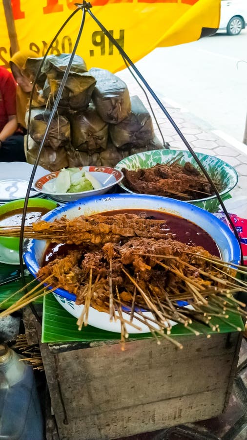 Chicken Satay. Indonesian Cuisine Stock Photo Image of produce, meal