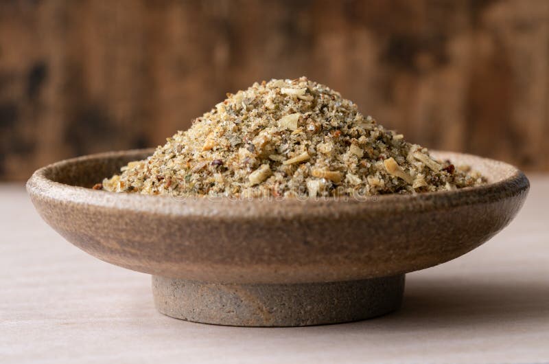 Chicken Seasoning in a Bowl Stock Image Image of spice, isolated