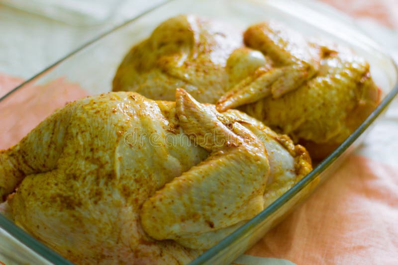 Chicken with Seasoning for Frying Stock Image Image of curry, tasty 110728847