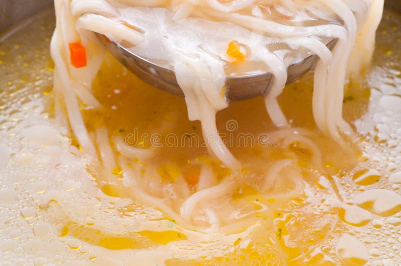 Chicken soup stock photo. Image of delicious, nutrition 14620626