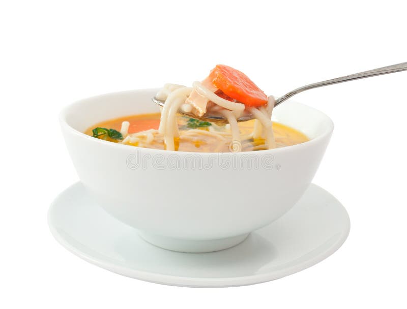 Chicken soup stock photo. Image of appetizer, meat, healthy 29828306