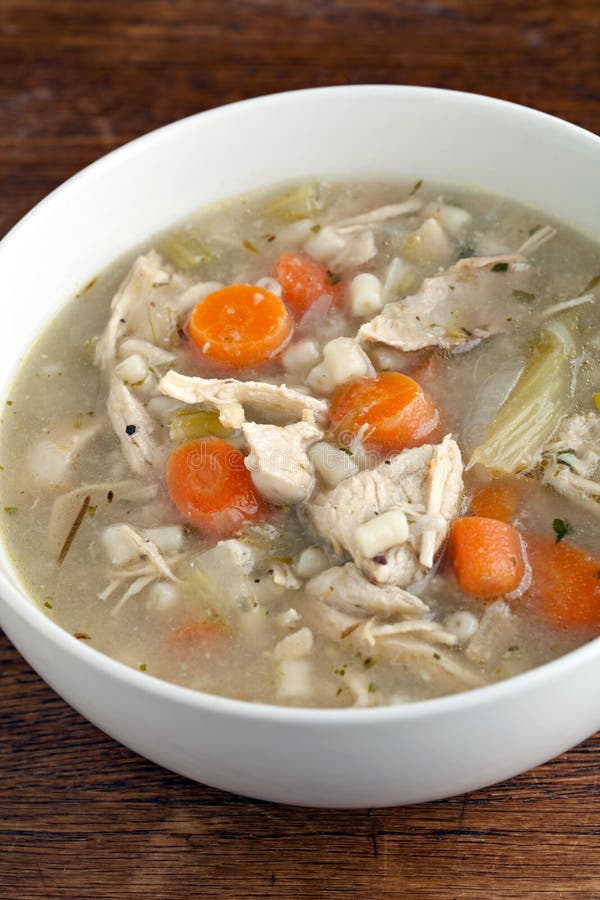 Chicken Soup Bowl stock image. Image of diet, carrots - 34583151