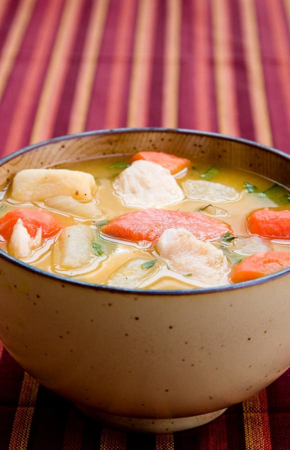 Chicken Soup Caribbean Style Stock Image Image of appetizer, chicken 2444609