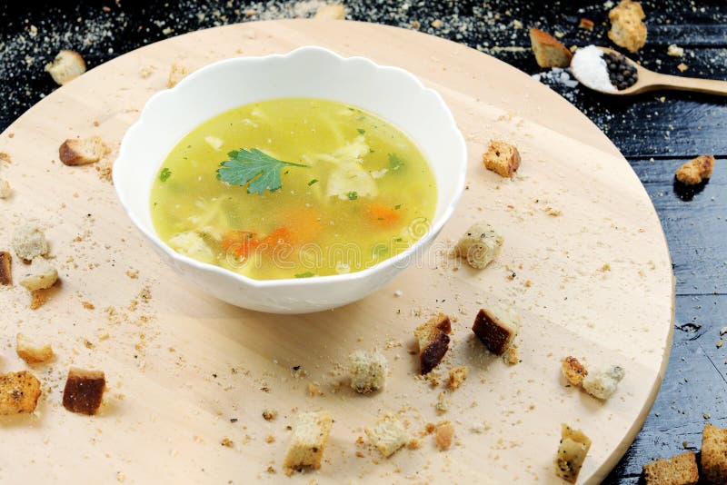 Chicken soup stock image. Image of popular, remedy, meat 31950289