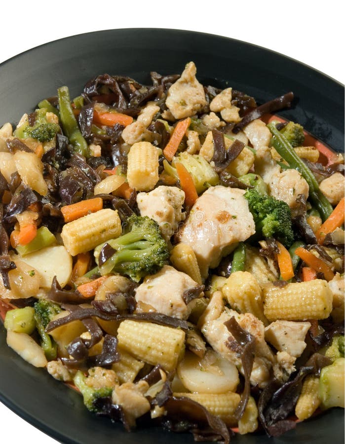 Chicken stir fry stock photo. Image of close, grill, stir 2840506