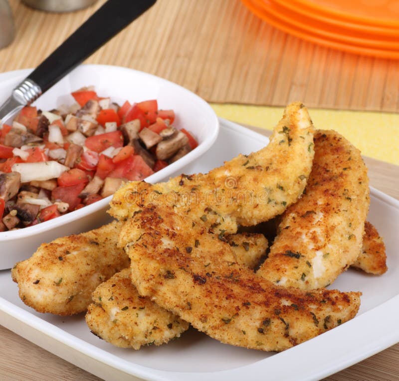 Chicken Tenderloin Strips Picture. Image 26909655