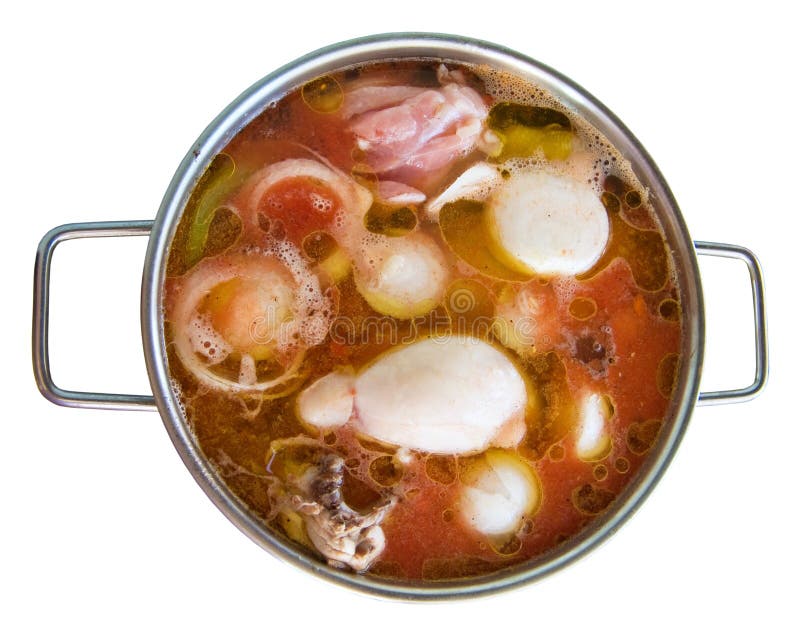 Vegetable broth cooking stock photo. Image of table, rosemary 44870502