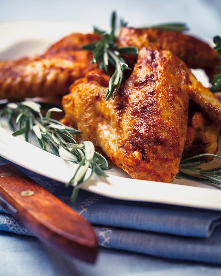 Chicken Wings stock photo. Image of cooked, food, wings - 25390962