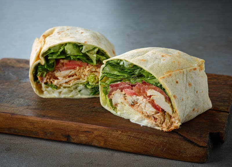 Chicken wrap sandwich