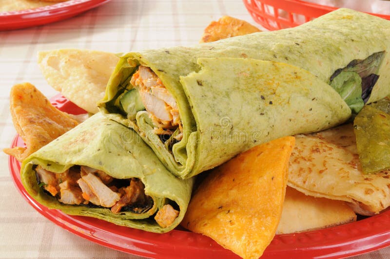 Chicken wraps