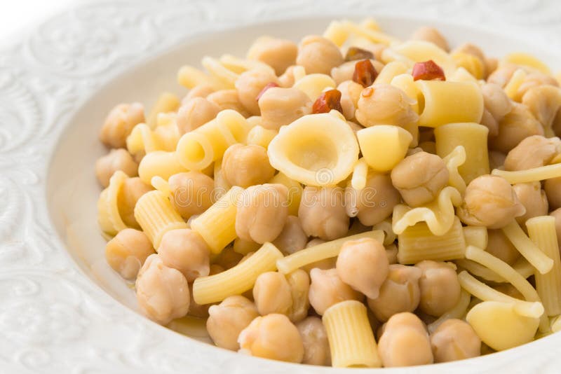 Chickpea Pasta stock image. Image of restaurant, cuisine 67102253