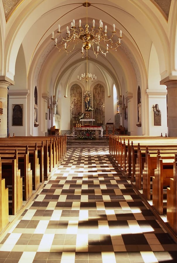 Santuario Della Chiesa Protestante Immagine Stock Immagine di