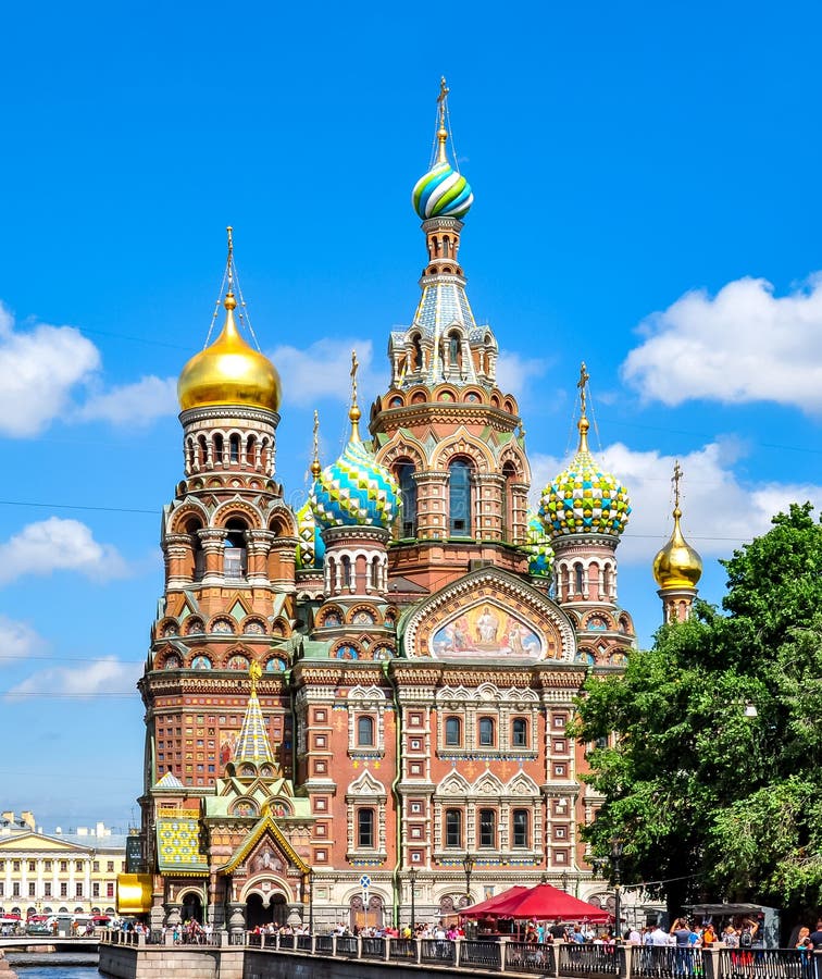 Chiesa del salvatore su anima rovesciata, St Petersburg, Russia
