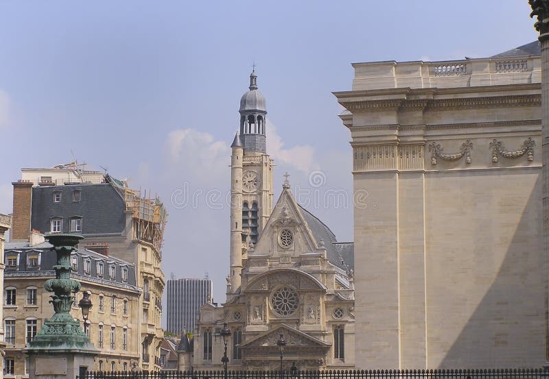 Chiesa della stanza Etienne Parigi fotografia stock libera da diritti Chiesa della stanza Etienne Parigi fotografia stock libera da diritti