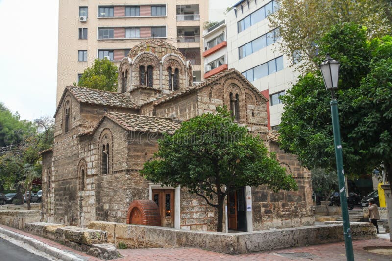 Chiesa di Agioi Theodoroi, Atene fotografia stock libera da diritti Chiesa di Agioi Theodoroi, Atene fotografia stock libera da diritti