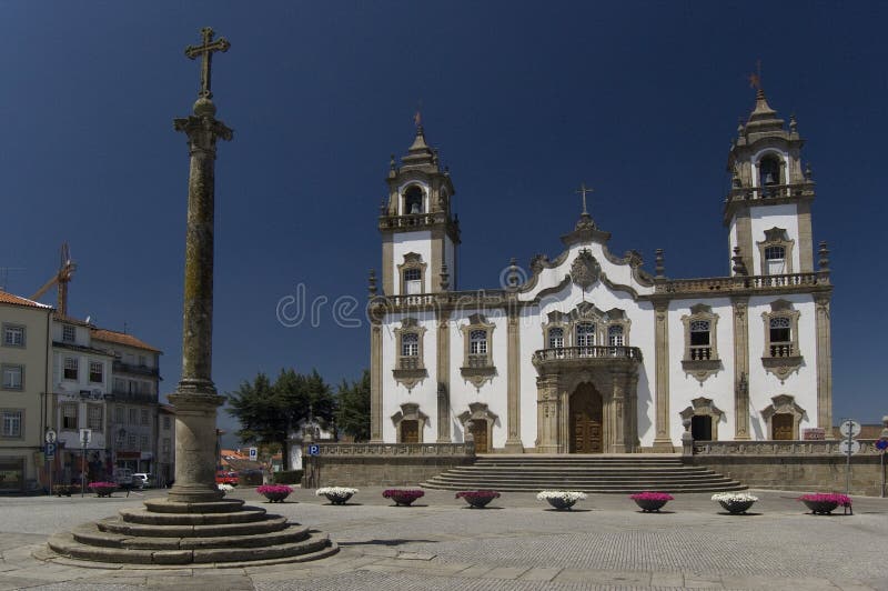 Chiesa di Misericordia, Viseu. immagine stock libera da diritti