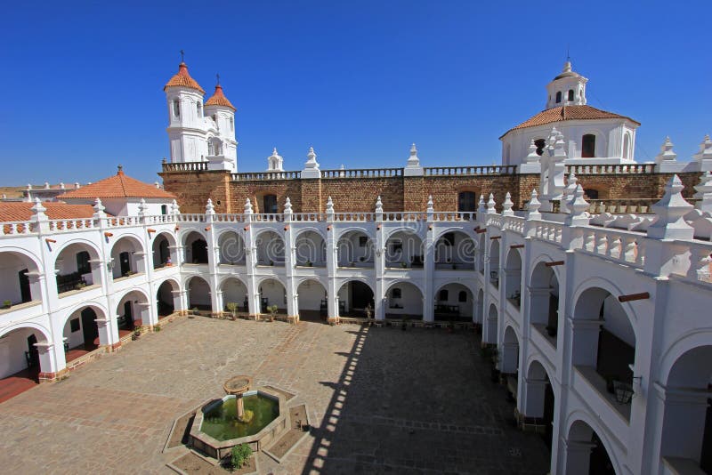 Chiesa di San Felipe Neri, Sucre, Bolivia immagini stock libere da diritti Chiesa di San Felipe Neri, Sucre, Bolivia immagini stock libere da diritti