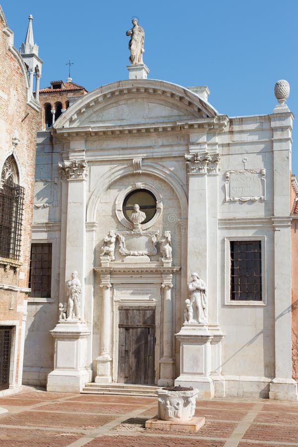 Chiesa Di Santa Maria Madre Della Misericordia Chiesa Di Santa Maria Della Misericordia - Di Venezia Immagine Stock