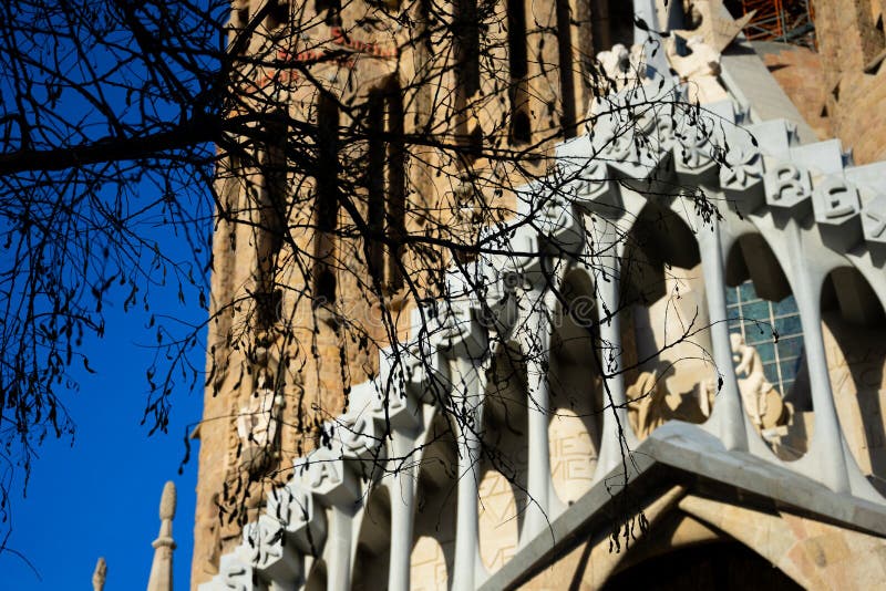 Chiesa espiatoria della La santa Sagrada Familia di Templo Expiatorio de della famiglia immagini stock Chiesa espiatoria della La santa Sagrada Familia di Templo Expiatorio de della famiglia immagini stock