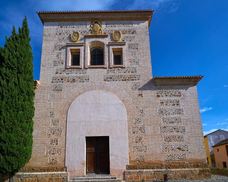 Chiesa Granada di Santa Maria de Alhambra fotografie stock libere da diritti Chiesa Granada di Santa Maria de Alhambra fotografie stock libere da diritti
