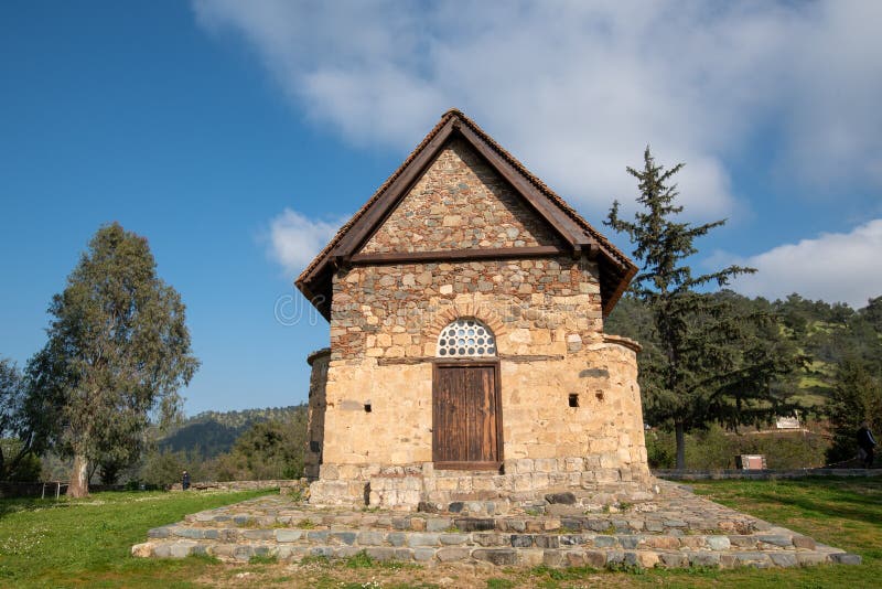 Chiesa Greco Ortodossa Di Asinou, Cipro Immagine Stock - Immagine di credo, monastero: 163336279