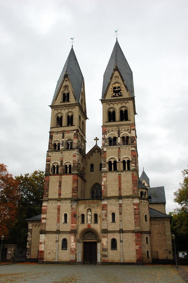 Chiesa storica in Kobenz, Germania fotografie stock Chiesa storica in Kobenz, Germania fotografie stock