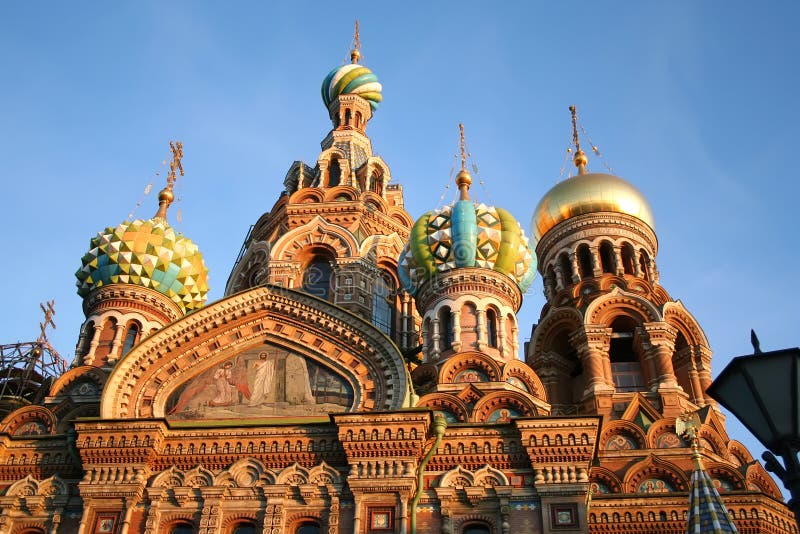 Chiesa su anima rovesciata, St Petersburg immagine stock Chiesa su anima rovesciata, St Petersburg immagine stock