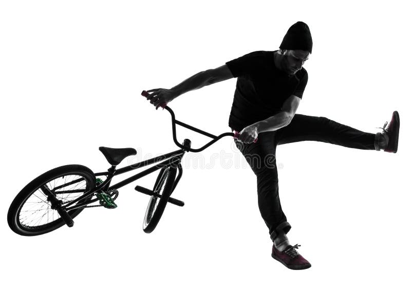 Fouet D'arrière D'arrêt De Vélo De BMX Image stock - Image du extrême,  sports: 126904677