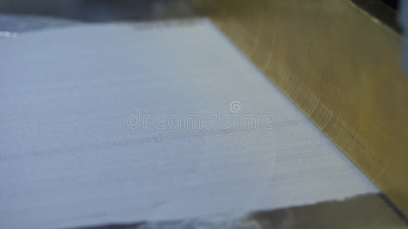 Chiffre moderne macro d'impression de l'imprimante 3D de plan rapproché Macro d'imprimante du travail 3D Le processus de travaill clips vidéos
