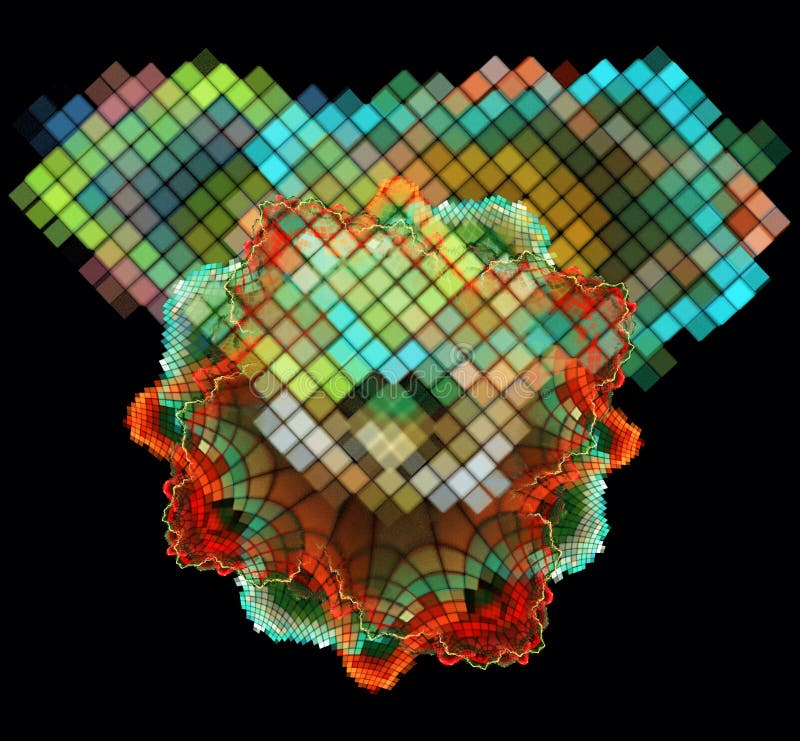 Chiffres abstraits multicolores illustration de vecteur Chiffres abstraits multicolores illustration de vecteur