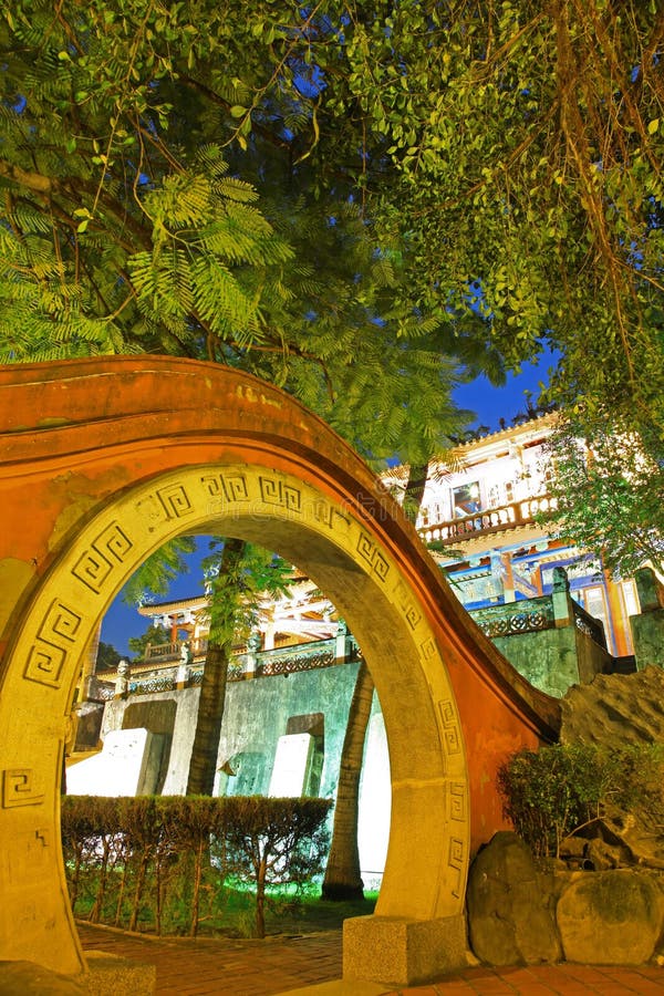 Chihkan Tower - Historic Site of Tainan stock photos