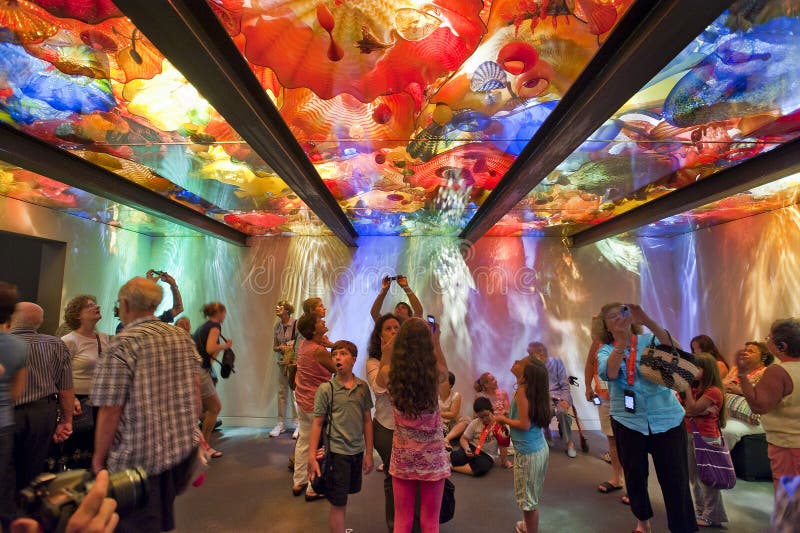 The Chihuly Glass Ceiling Room Editorial Photography Image of