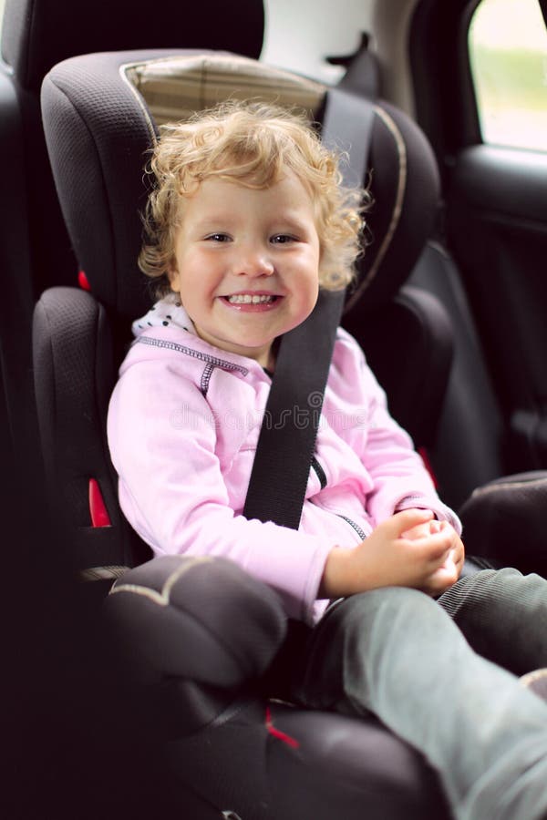 Baby in car seat stock photo. Image of auto, belt, protect 27170732