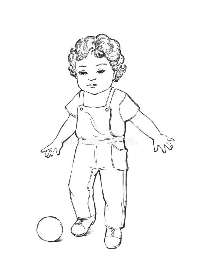 Child with ball