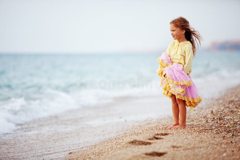 Child at the beach stock photo. Image of cute, beautiful - 16226462