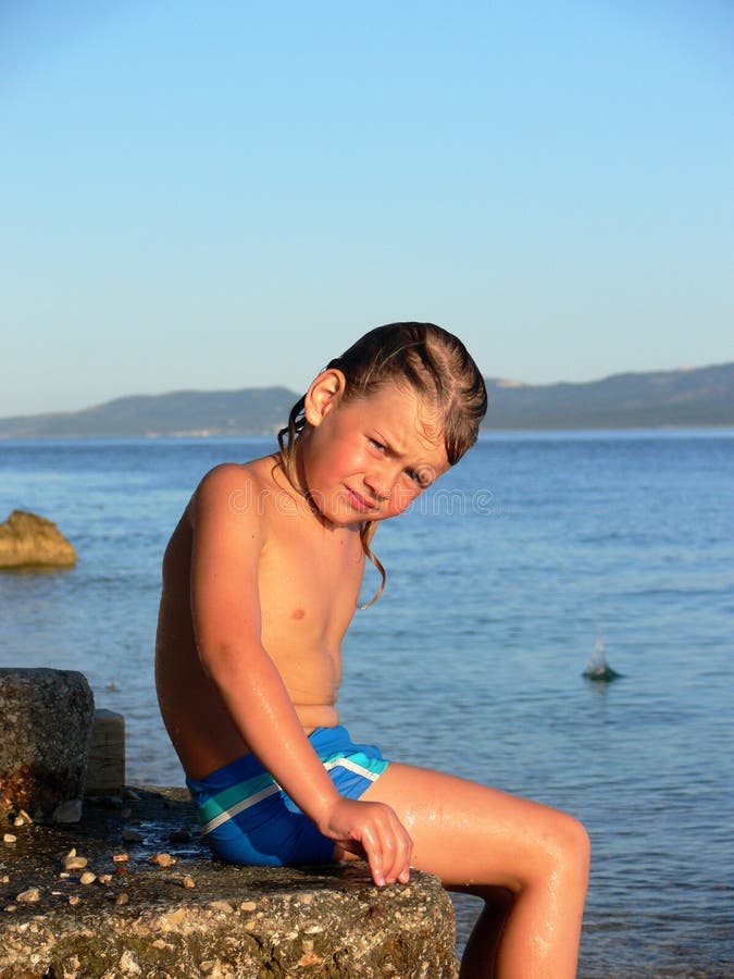 Child on the beach