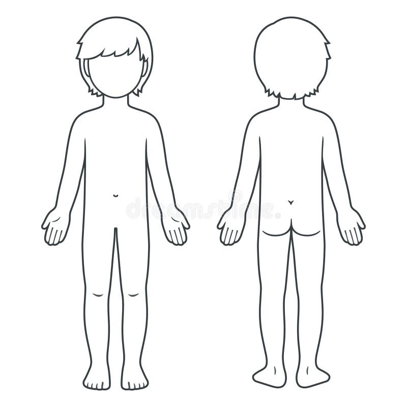 Blank Outline Human Body Stock Illustrations – 432 Blank Outline Human Body  Stock Illustrations, Vectors & Clipart - Dreamstime