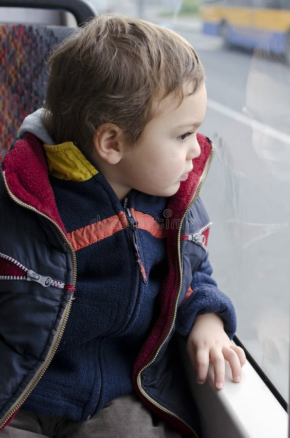 Child on bus