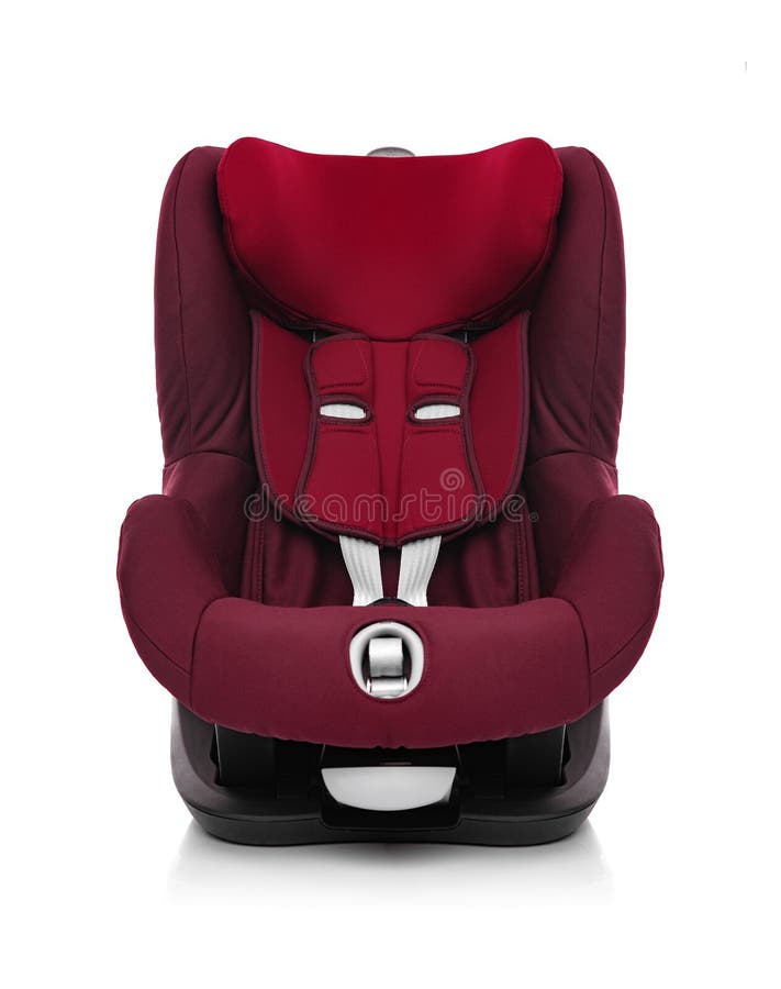 Baby Car Seat Isolated on a White Background Stock Photo Image of
