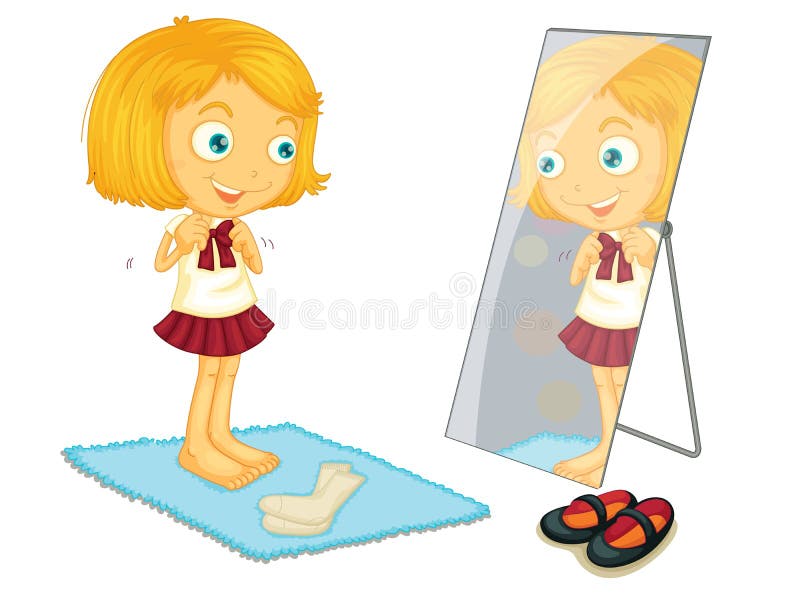 Child dressing stock vector. Illustration of adorable 24456504