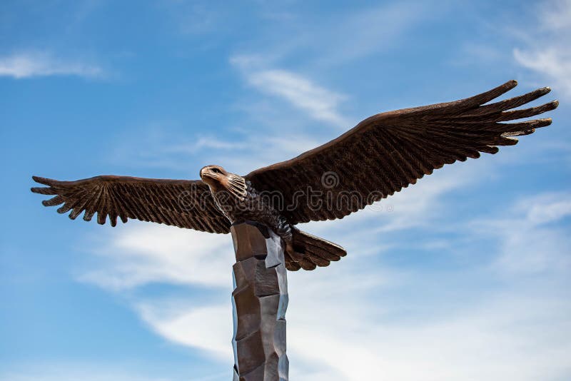 Child and Eagle Sculpture at Eagle Rock Reservation 911 Memorial