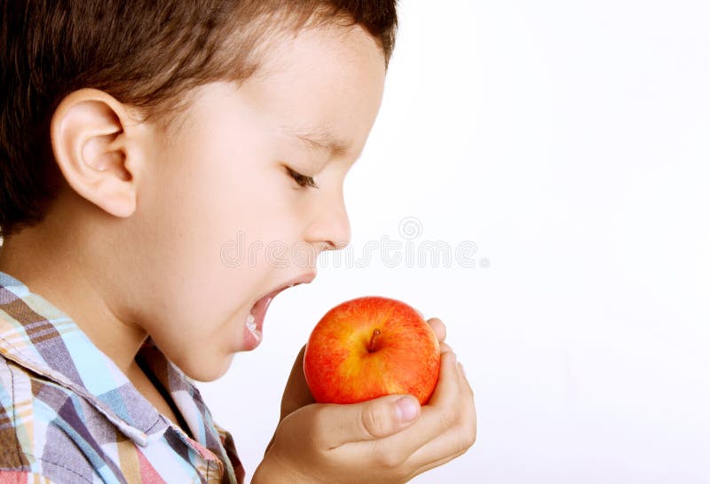 Child eating healthy