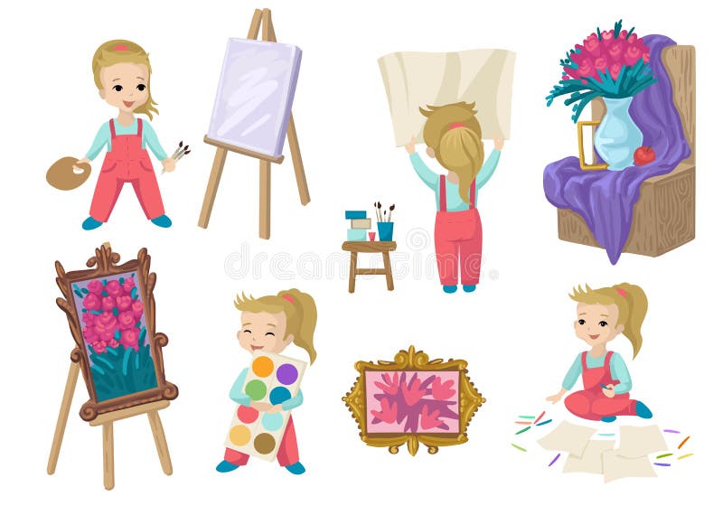 https://thumbs.dreamstime.com/b/child-engaged-creativity-hobbies-painting-still-life-paintings-easel-canvas-paint-drawing-art-learning-169696478.jpg