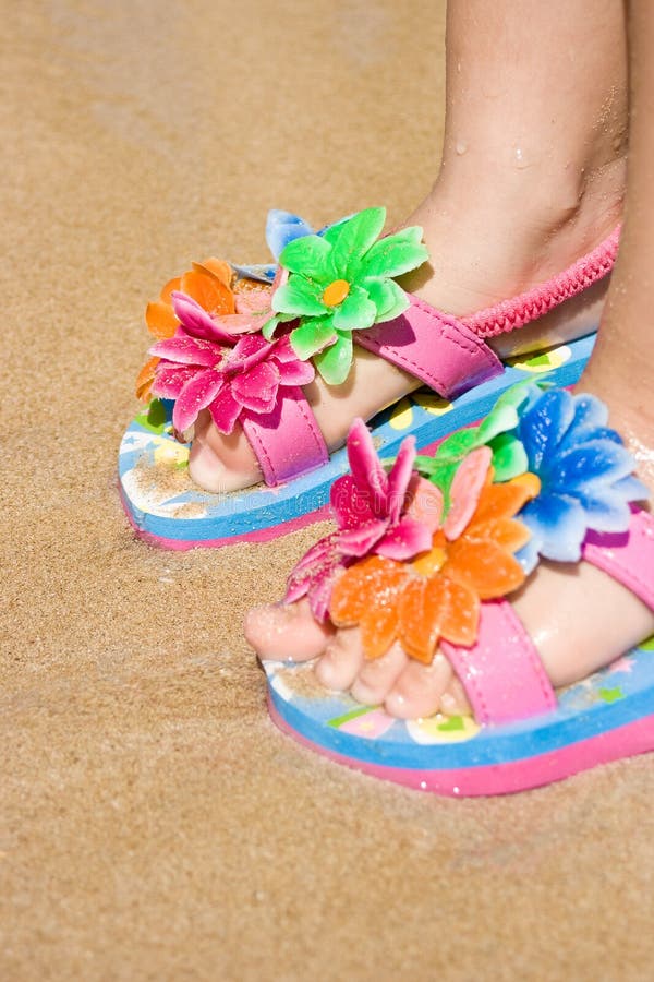 163 Little Girl Flip Flops Stock Photos - Free & Royalty-Free Stock Photos  from Dreamstime