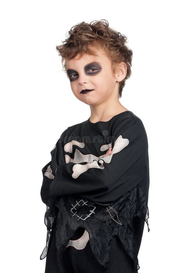 Child in halloween costume stock photo. Image of happy 26827808