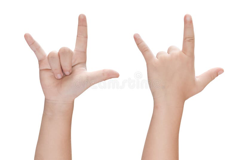 sign language i love you symbol