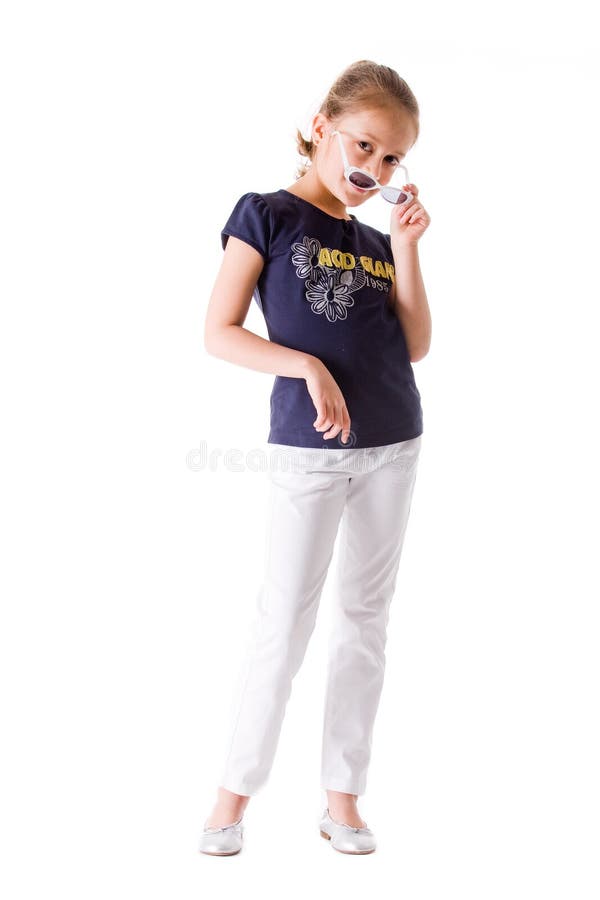 Child with her sunglasses