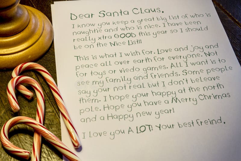 child-letter-to-santa-claus-stock-photo-image-of-busy-handwritten