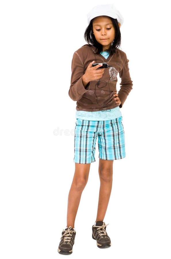 Child Listening To Mp3 Player