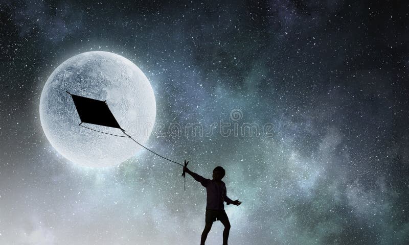 281 Silhouette Girl Flying Kite Photos - Free & Royalty-Free Stock ...